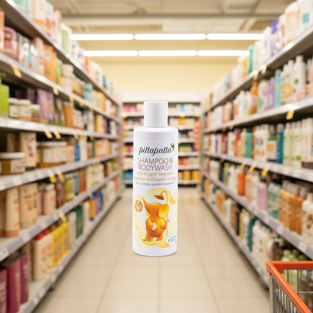 Pitta Patta Organic Shampoo & Bodywash - 250ml
