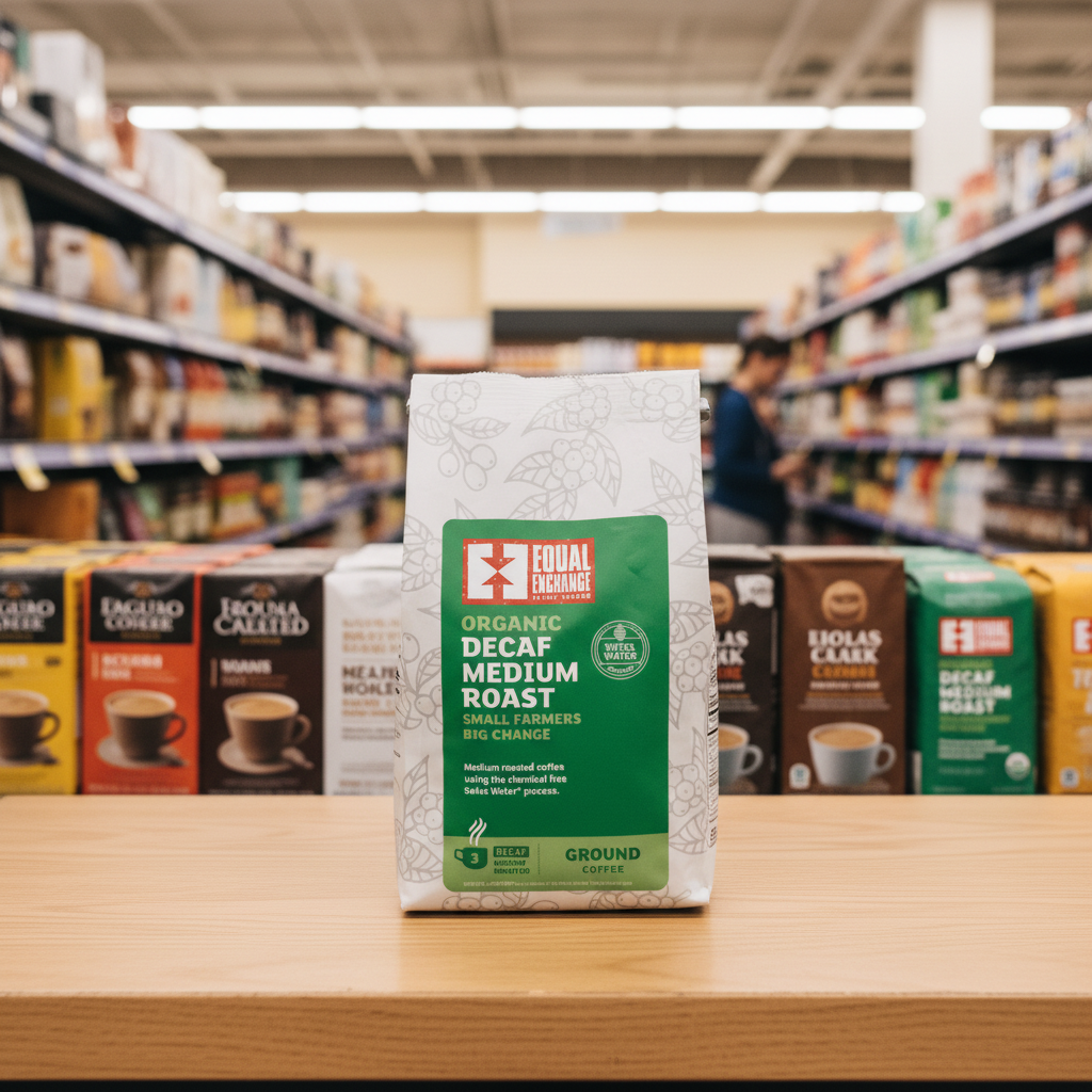 Equal Exchange Org Medium Roast Decaf R&G Coffee - 200g