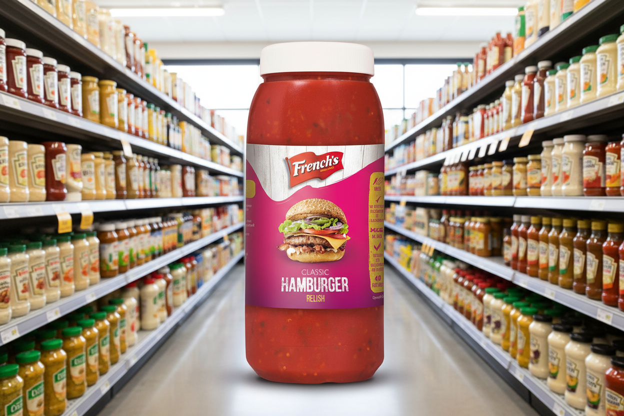 4 x French's Classic Hamburger Relish 2.45Kg