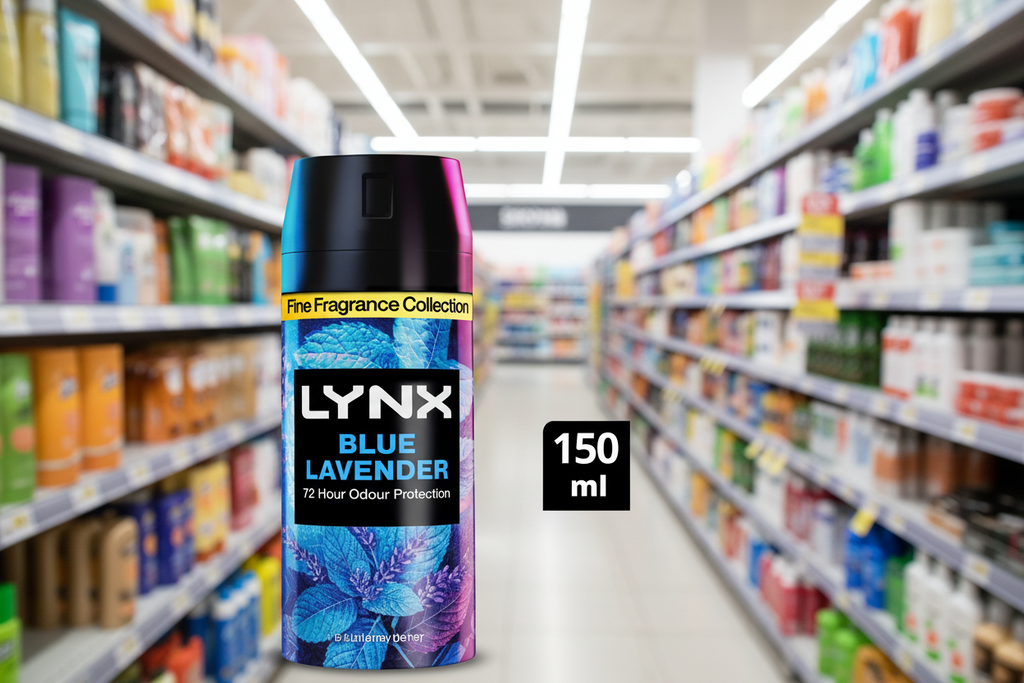 6 x Lynx Blue Lavender Kenobi Uk Bodyspray 150Ml
