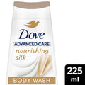 6 x Dove Advanced Care Body Wash Nourishing Silk 225 Ml