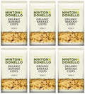 6 x Minton & Donello Organic Banana Chips - 125g