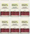 6 x Minton & Donello Organic Cranberries - 125g