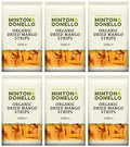 6 x Minton & Donello Organic Dried Mango Strips - 125g