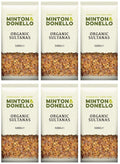 6 x Minton & Donello Organic Sultanas - 500g