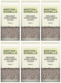 6 x Minton & Donello Organic Sunflower Seeds - 500g