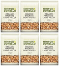 6 x Minton & Donello Organic Walnuts Light Halves - 125g