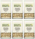 6 x Minton & Donello Organic Whole Cashews - 250g