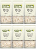 6 x Minton & Donello Organic Haricots Beans - 500g