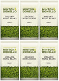 6 x Minton & Donello Organic Mung Beans - 500g