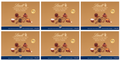 6 x Lindt Swiss Luxury Selection Chocolate Box - 193GM