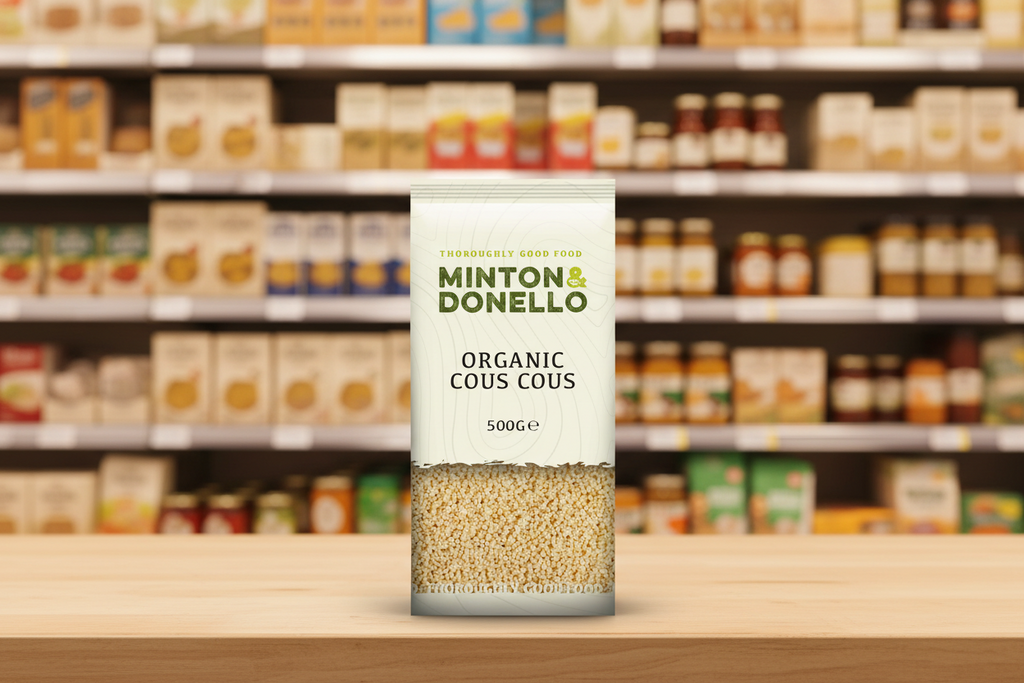 6 x Minton & Donello Organic Cous Cous - 500g