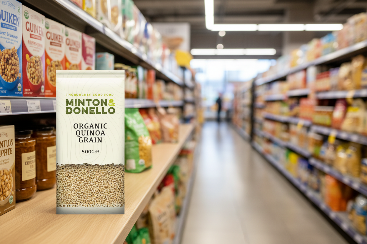 6 x Minton & Donello Organic Quinoa Grain - 500g