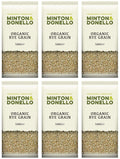 6 x Minton & Donello Organic Rye Grain - 500g