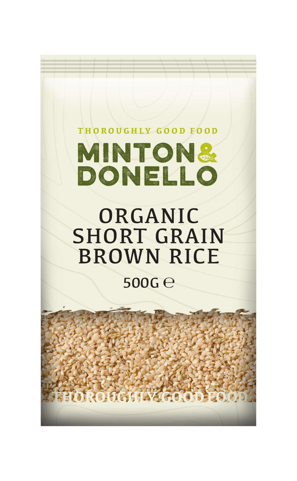 6 x Minton & Donello Organic Short Grain Brown Rice - 500g