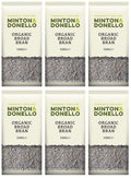 6 x Minton & Donello Organic Broad Bran - 500g