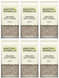 6 x Minton & Donello Organic Rye Flakes - 500g