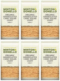 6 x Minton & Donello Org Granulated Cane Sugar Light - 500g