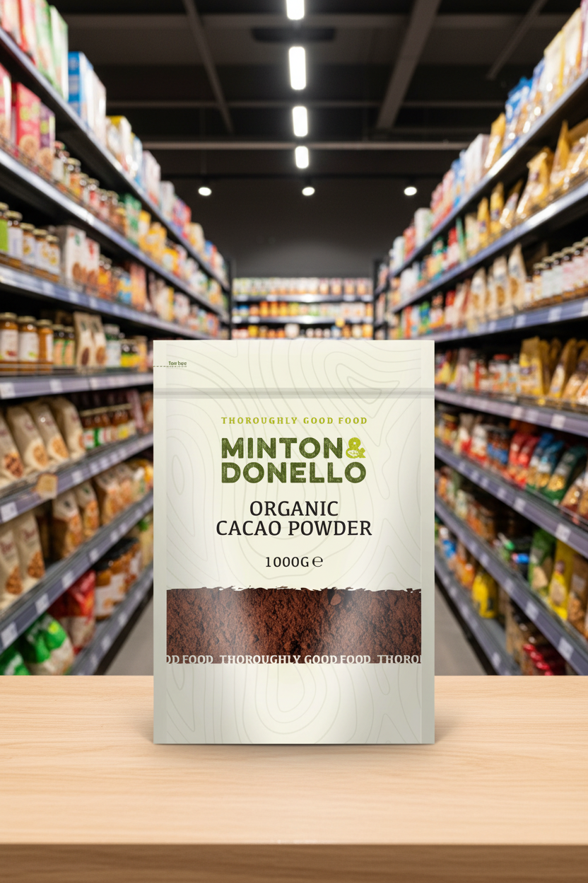 6 x Minton & Donello Cacao Powder (Organic) - 1000g