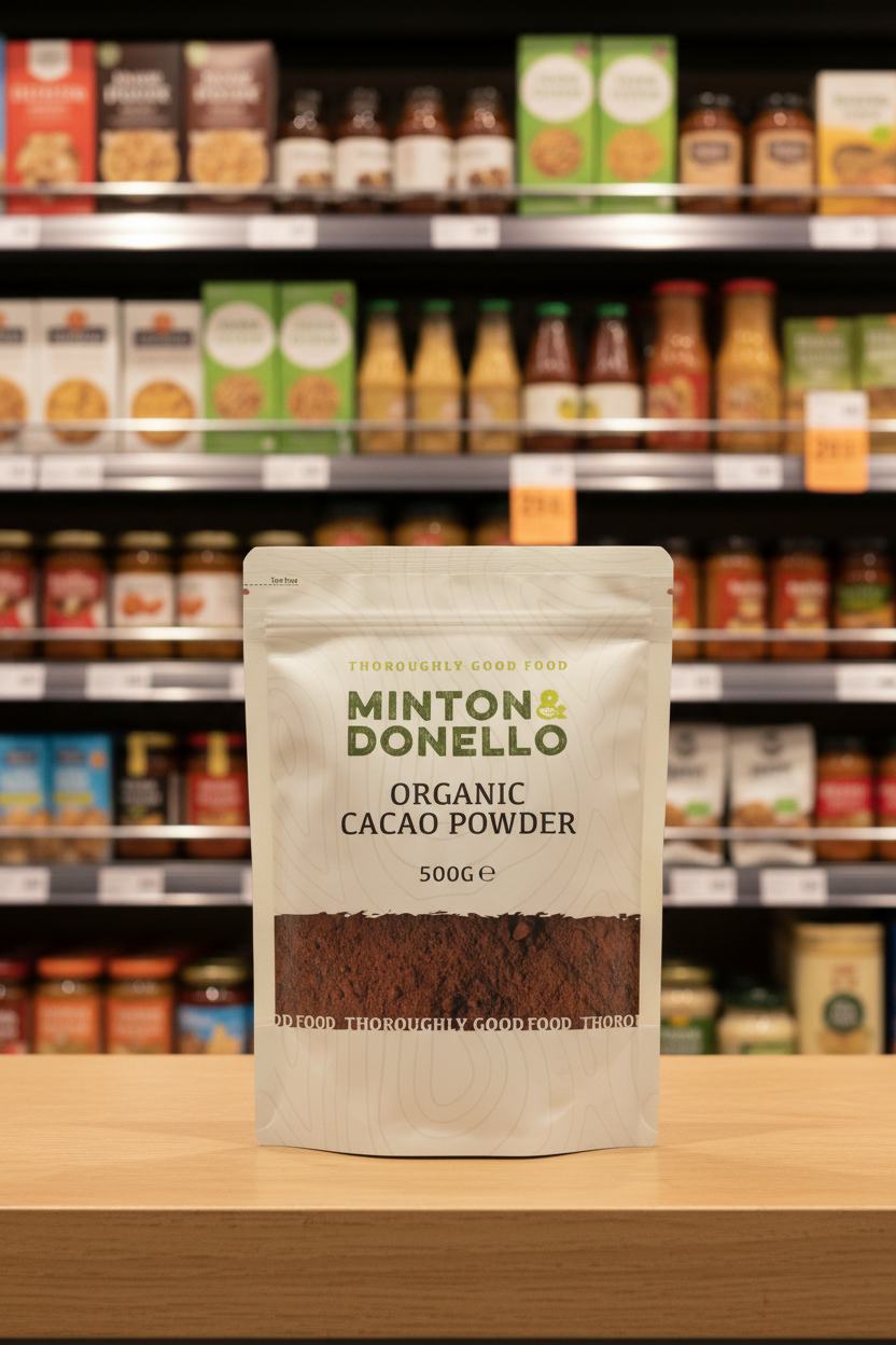 6 x Minton & Donello Org Cacao Powder - 500g