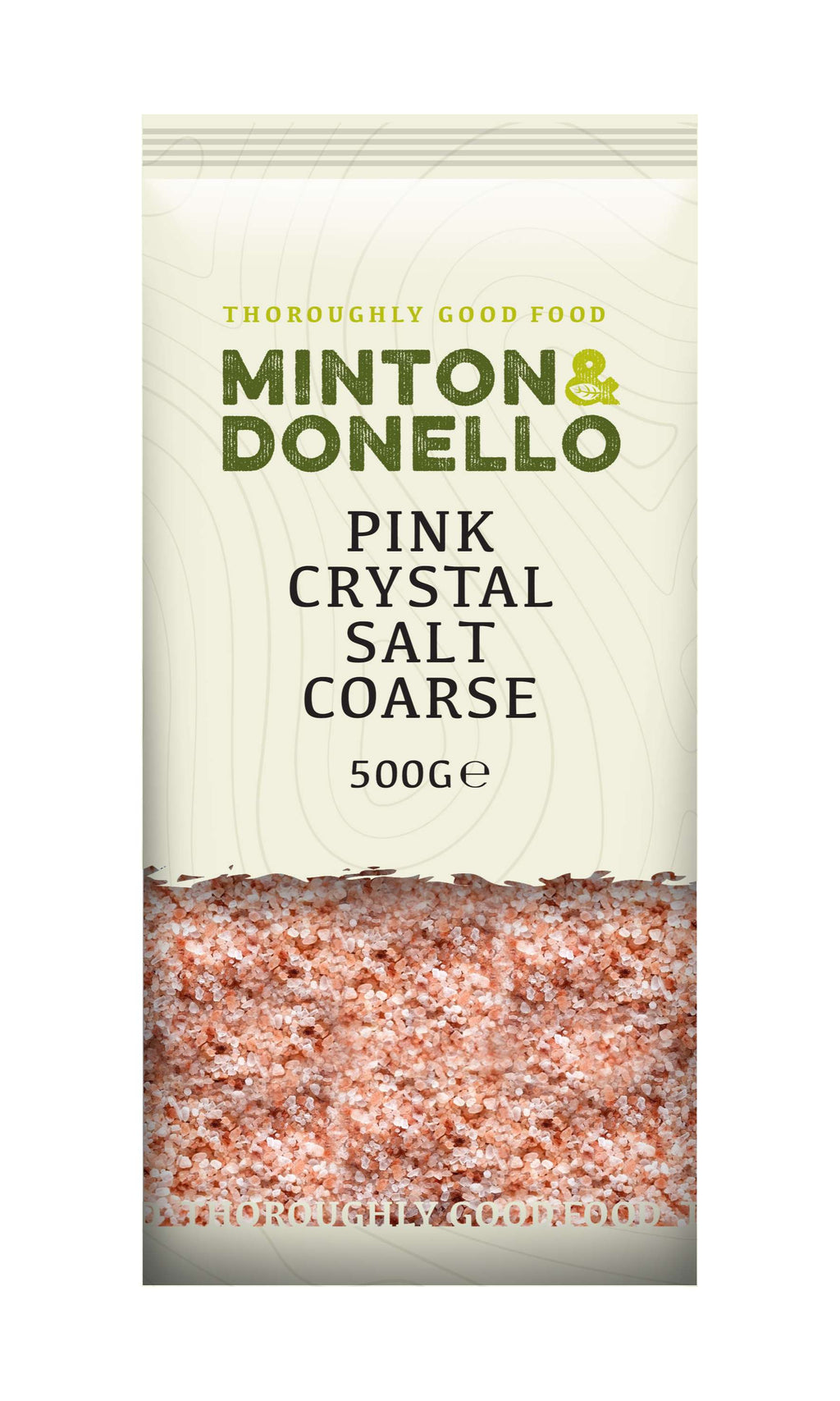 6 x Minton & Donello Pink Crystal Salt Coarse - 500g