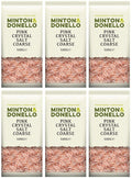 6 x Minton & Donello Pink Crystal Salt Coarse - 500g