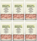 6 x Minton & Donello Pink Crystal Salt Coarse - 250g