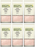 6 x Minton & Donello Pink Crystal Salt Fine - 500g