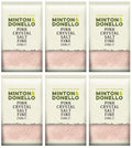 6 x Minton & Donello Pink Crystal Salt Fine - 250g