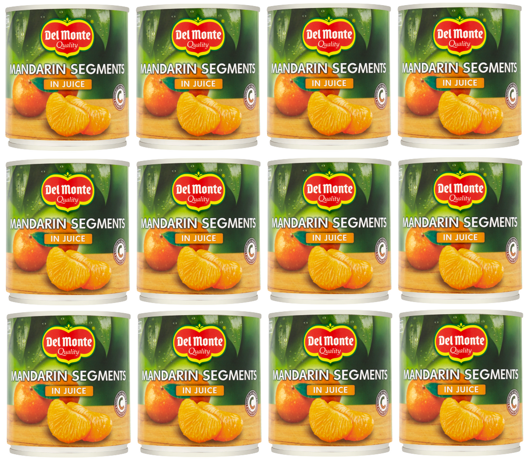 12 x Del Monte - Mandarins In Juice 300Gr
