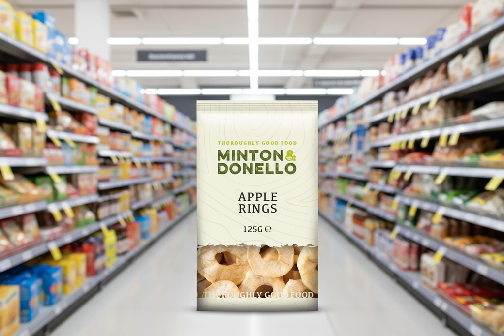 6 x Minton & Donello Apple Rings - 125g
