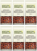 6 x Minton & Donello Apricots Whole Pitted Unsulphured - 500g