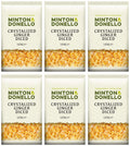 6 x Minton & Donello Crystalized Ginger Diced - 125g