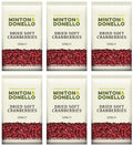 6 x Minton & Donello Dried Soft Cranberries - 125g