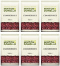 6 x Minton & Donello Dried Soft Cranberries - 250g