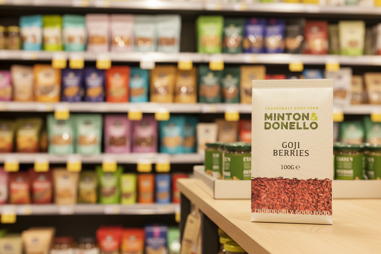 6 x Minton & Donello Goji Berries - 100g