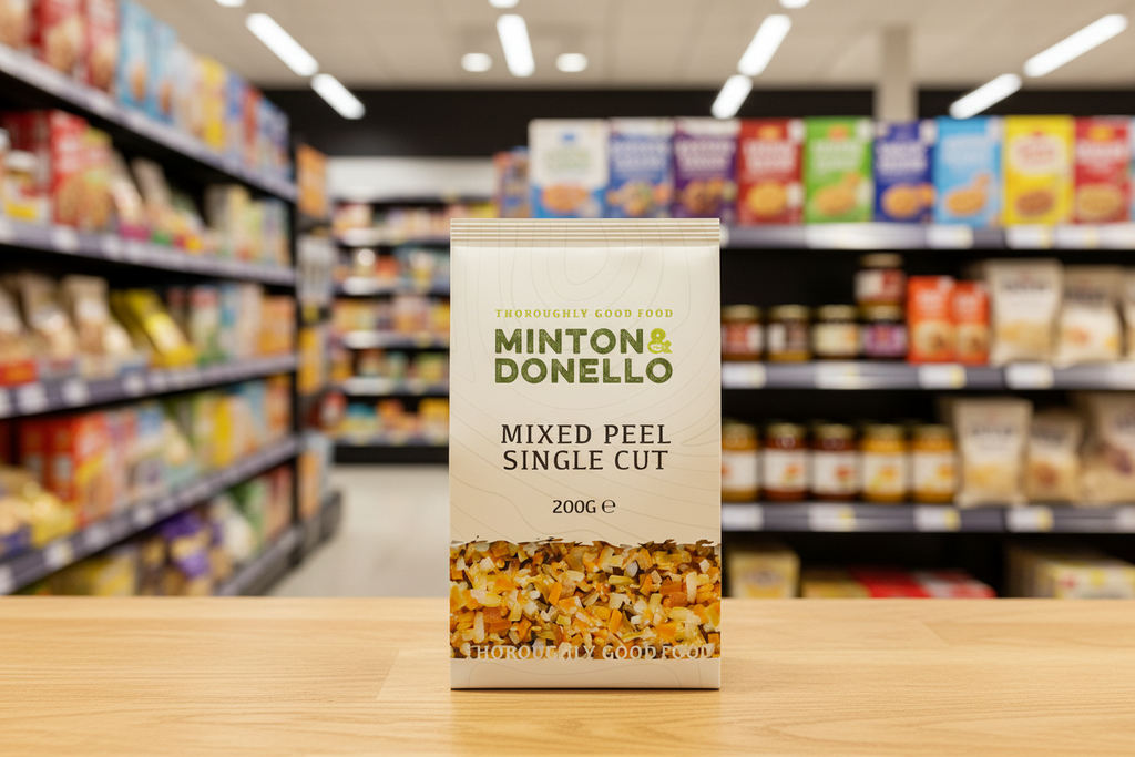 6 x Minton & Donello Mixed Peel Single Cut - 200g
