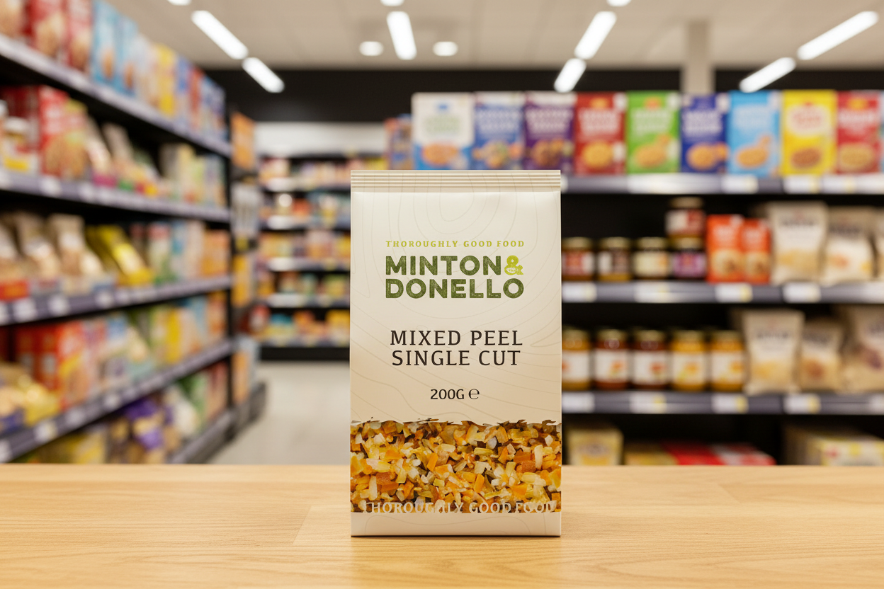 6 x Minton & Donello Mixed Peel Single Cut - 200g