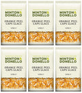 6 x Minton & Donello Orange Peel Caps Glace - 125g