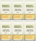6 x Minton & Donello Pineapple Core Diced - 250g