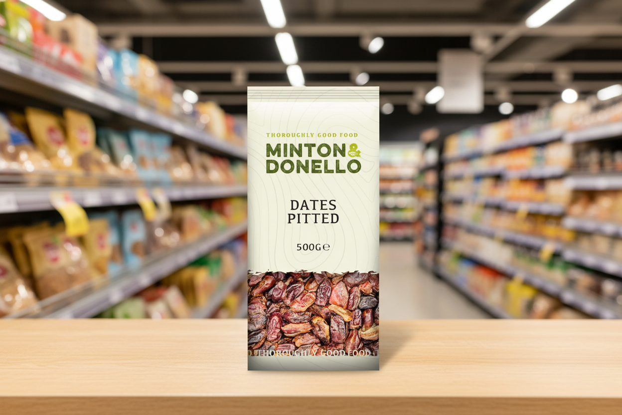 6 x Minton & Donello Pitted Dates - 500g