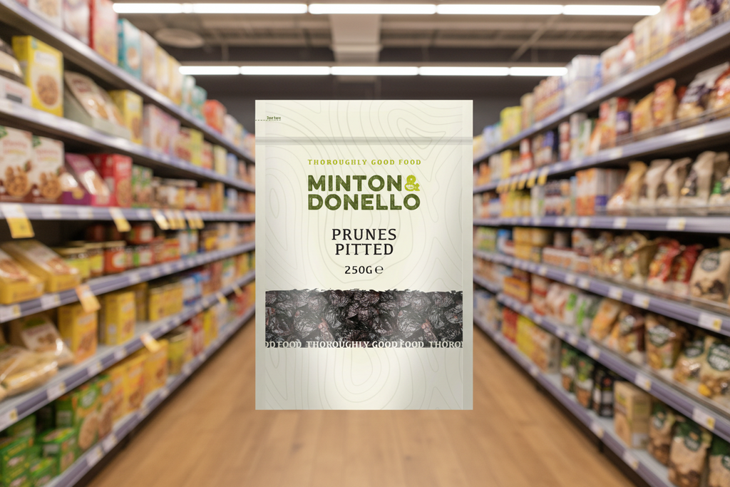 6 x Minton & Donello Prunes Pitted - 250g