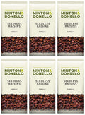 6 x Minton & Donello Seedless Raisin - 500g