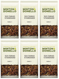 6 x Minton & Donello Sultanas Standard - 500g