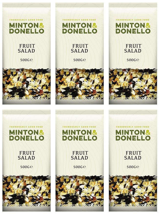 6 x Minton & Donello Fruit Salad - 500g