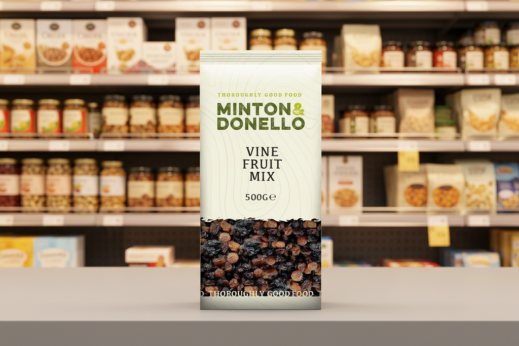 6 x Minton & Donello Vine Fruit Mix - 500g