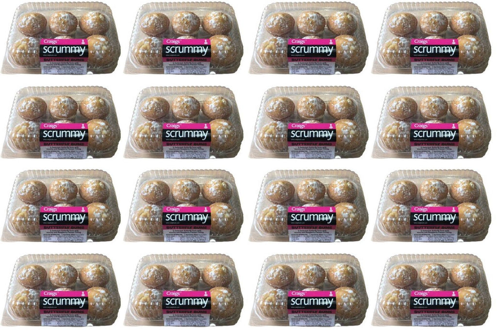 16 x Craigs Butterfly Buns 6Pk