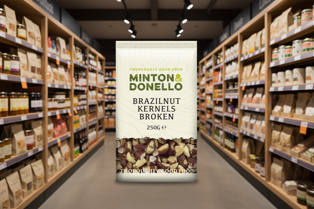 6 x Minton & Donello Brazilnut Kernels Broken - 250g