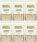 6 x Minton & Donello Cashews Kernels - 125g