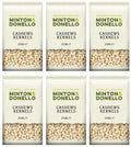 6 x Minton & Donello Cashews Kernels - 250g